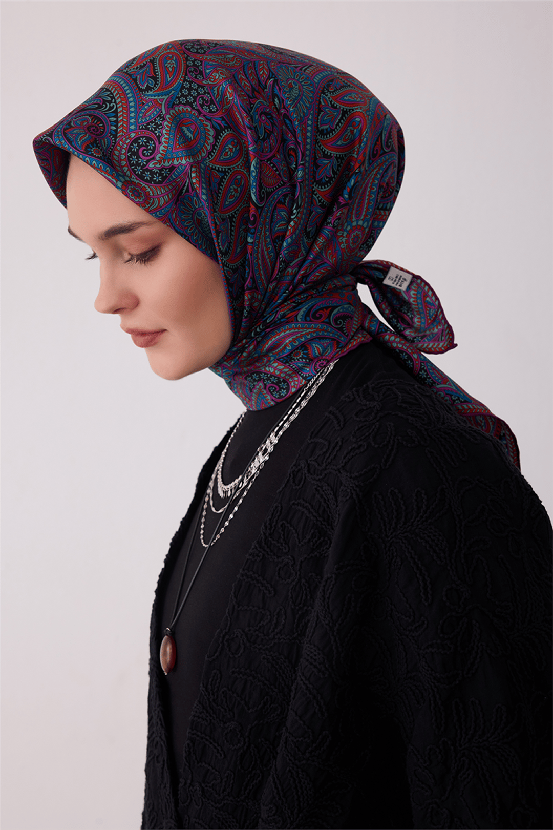 Belli Saf İpek Twill Eşarp 26k4404 Mor