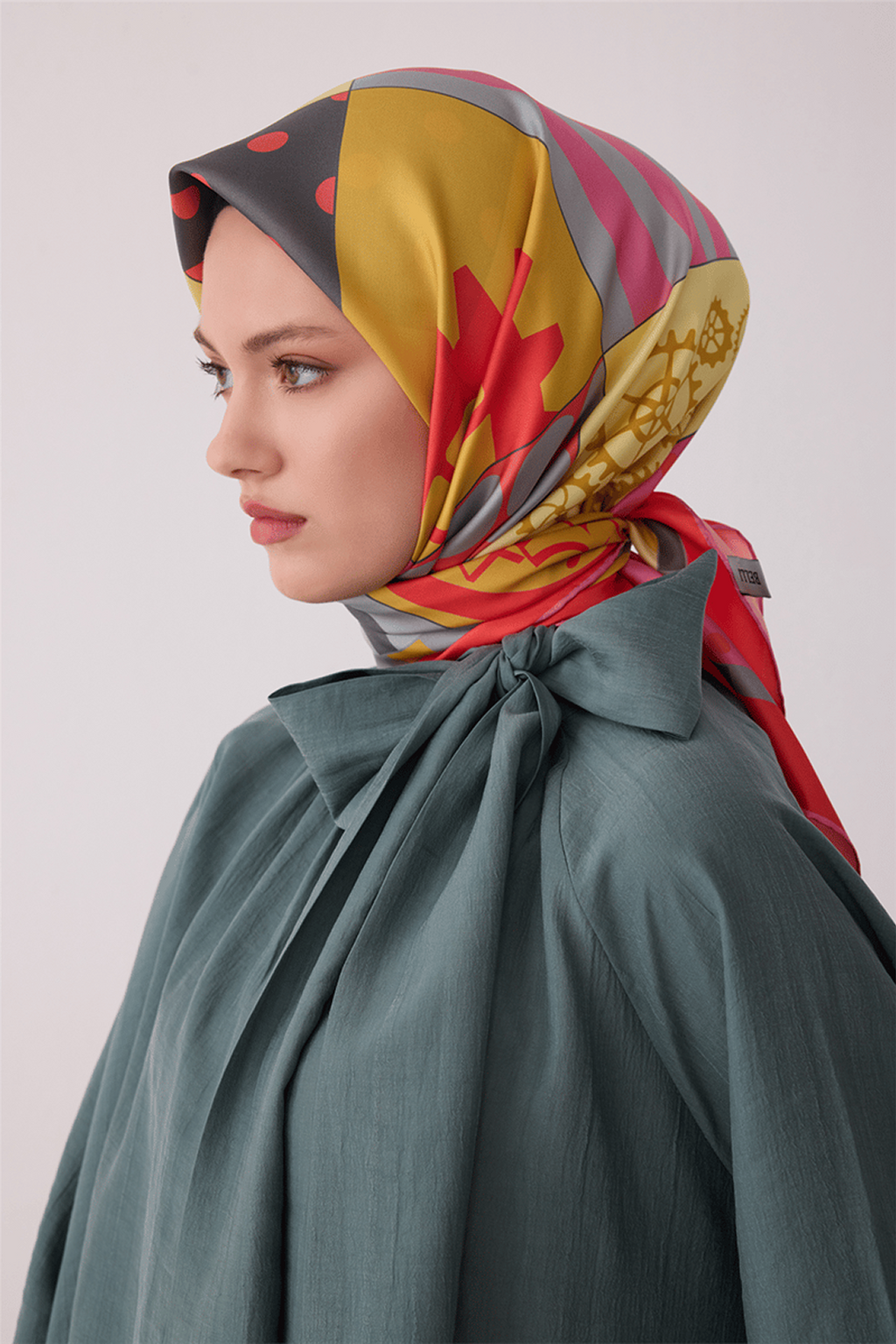 Belli Saf İpek Twill Eşarp 26k4409 Pembe