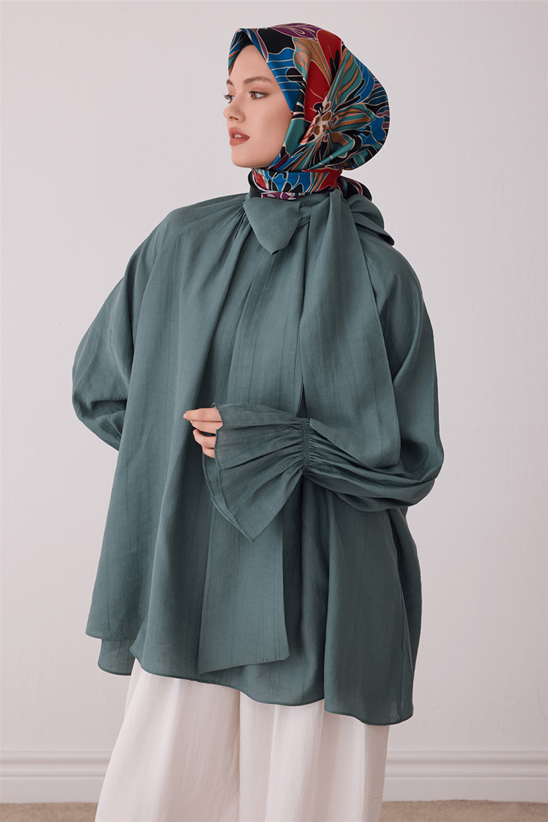 Belli Saf İpek Twill Eşarp 26k4413 Siyah