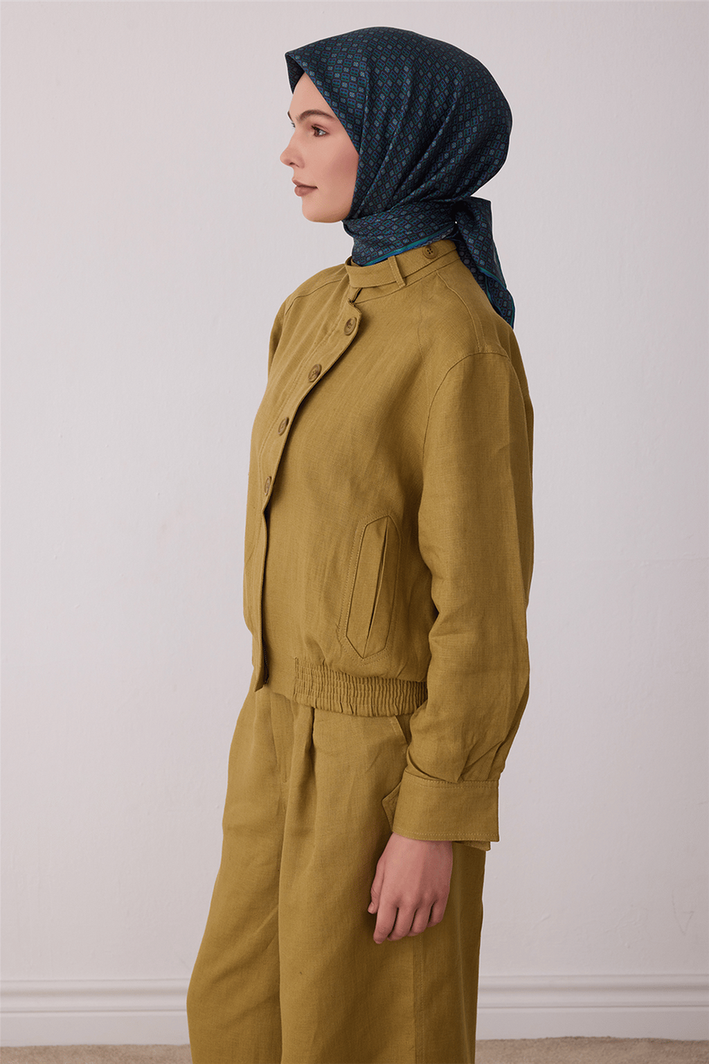 Belli Saf İpek Twill Eşarp 26k4418 Benetton