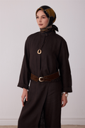 Belli Saf İpek Twill Eşarp 26k4419 Siyah