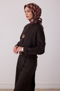 Belli Saf İpek Twill Eşarp 26k4421 Bordo