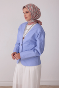 Belli Saf İpek Twill Eşarp 26k4421 Pembe