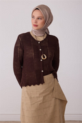 Belli Saf İpek Twill Eşarp 26k4428 Vizon Koyu