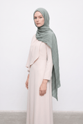 Daisy Polo 25x250 Cotton Crinkle Shawl Mint Green
