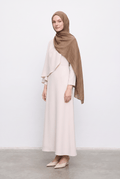 Daisy Polo 25x250 Cotton Crushed Scarf Camel
