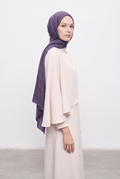 Daisy Polo 25x250 Cotton Crushed Shawl Lilac