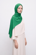 Daisy Polo 25x250 Cotton Crinkle Shawl Green