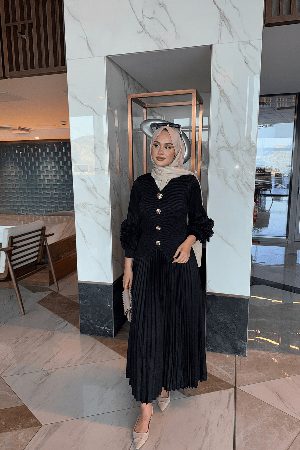 Elena Takım Siyah