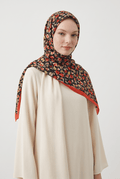 Emproyal 24 Winter Patterned Shawl - 1 Peach Blossom