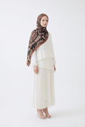 Emproyal 24 Winter Patterned Shawl - 11 Light Mink