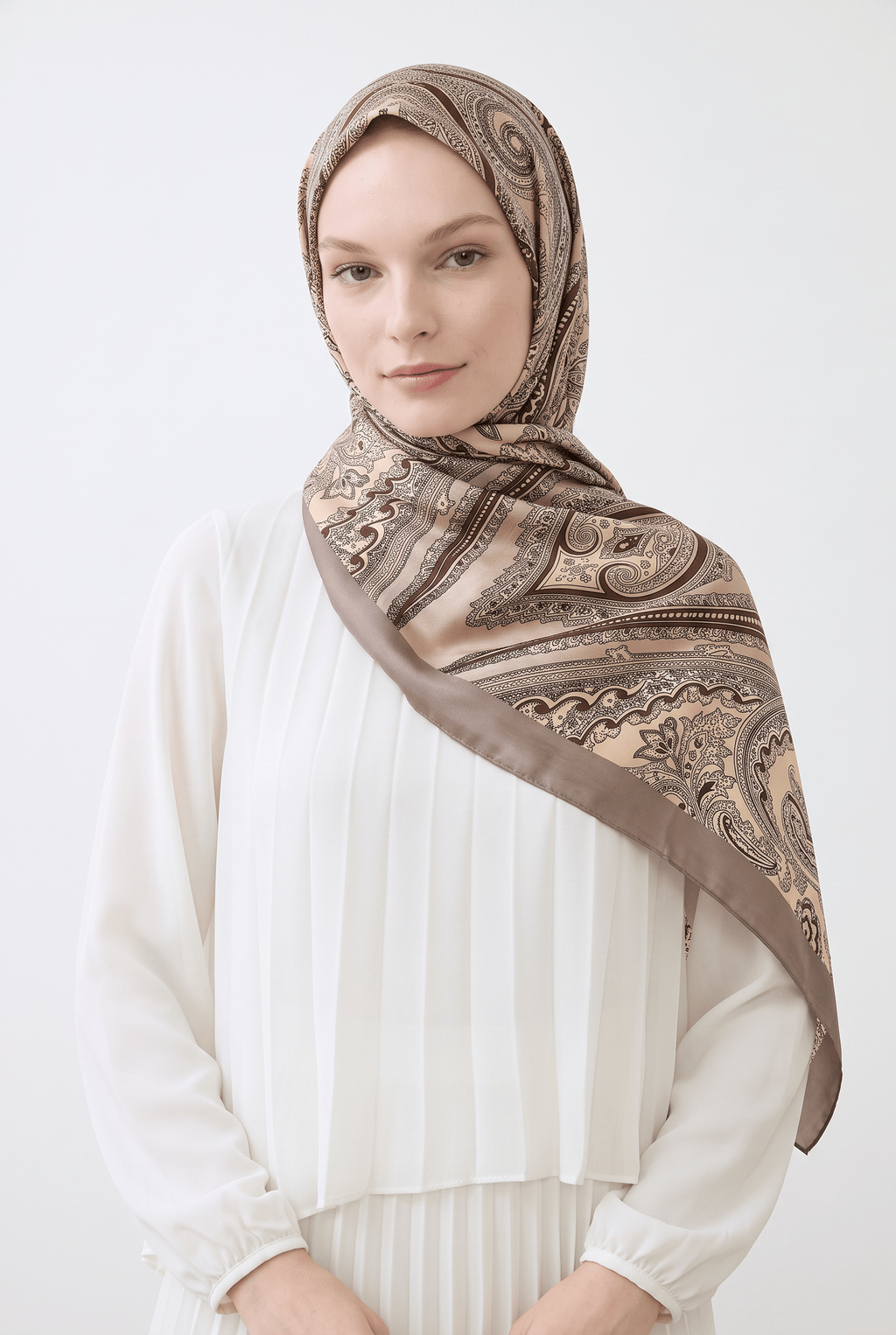 Emproyal 24 Winter Patterned Shawl - 11 Skin Tone