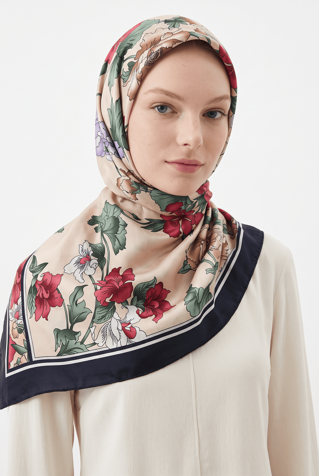 Emproyal 24 Winter Patterned Shawl - 3 Skin Color