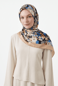 Emproyal 24 Kış  Desenli Şal-4 Camel