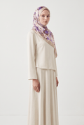 Emproyal 24 Winter Patterned Shawl - 4 Stone Color
