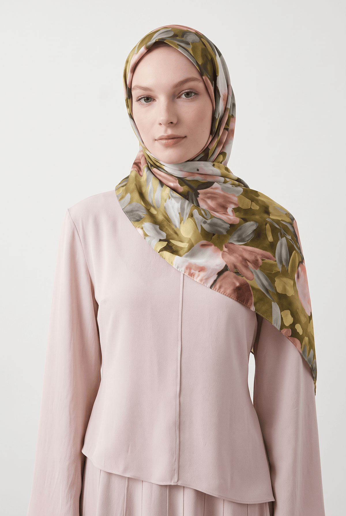 Emproyal 24 Kış  Desenli Şal-8 Altın