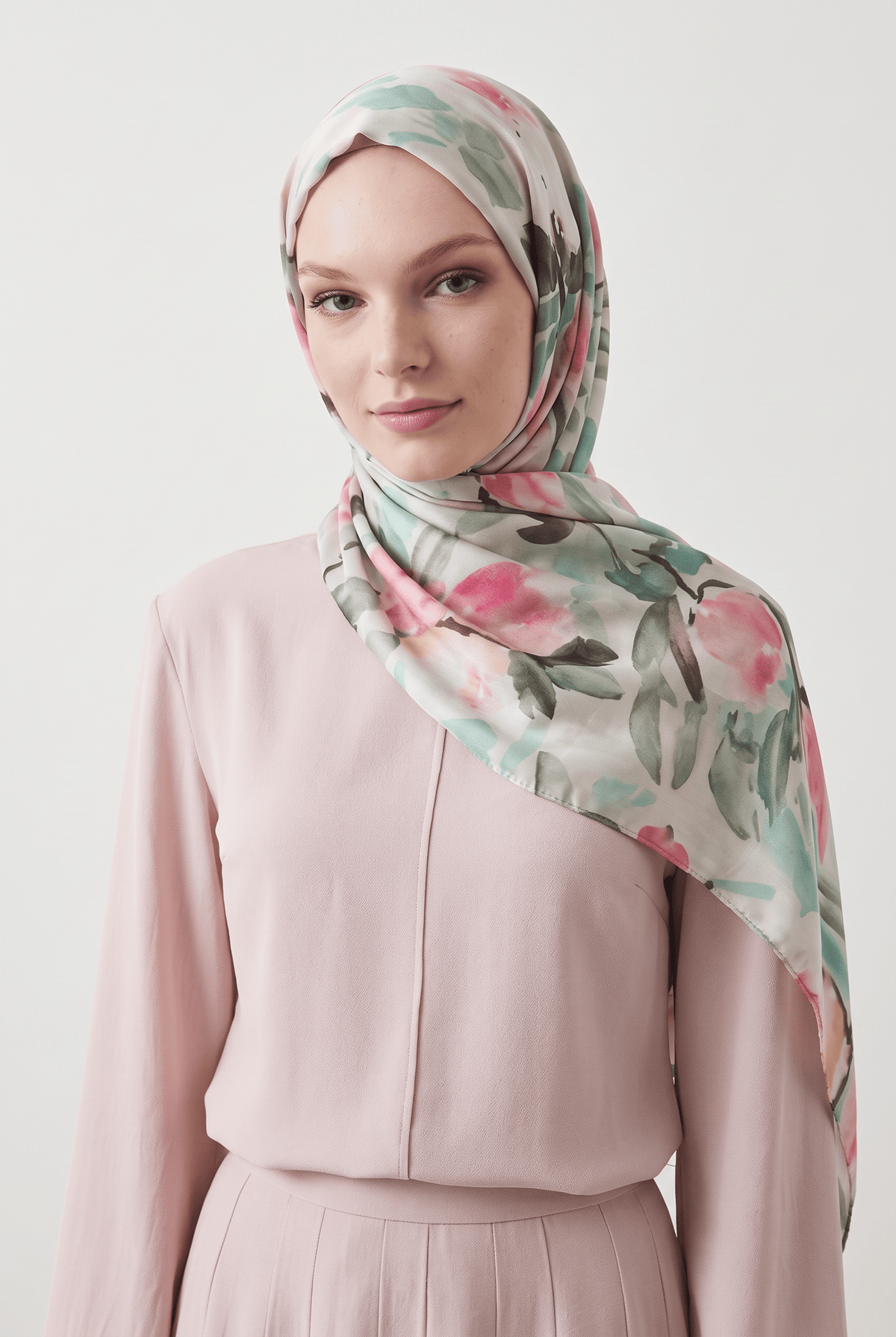 Emproyal 24 Kış  Desenli Şal-8 Mint