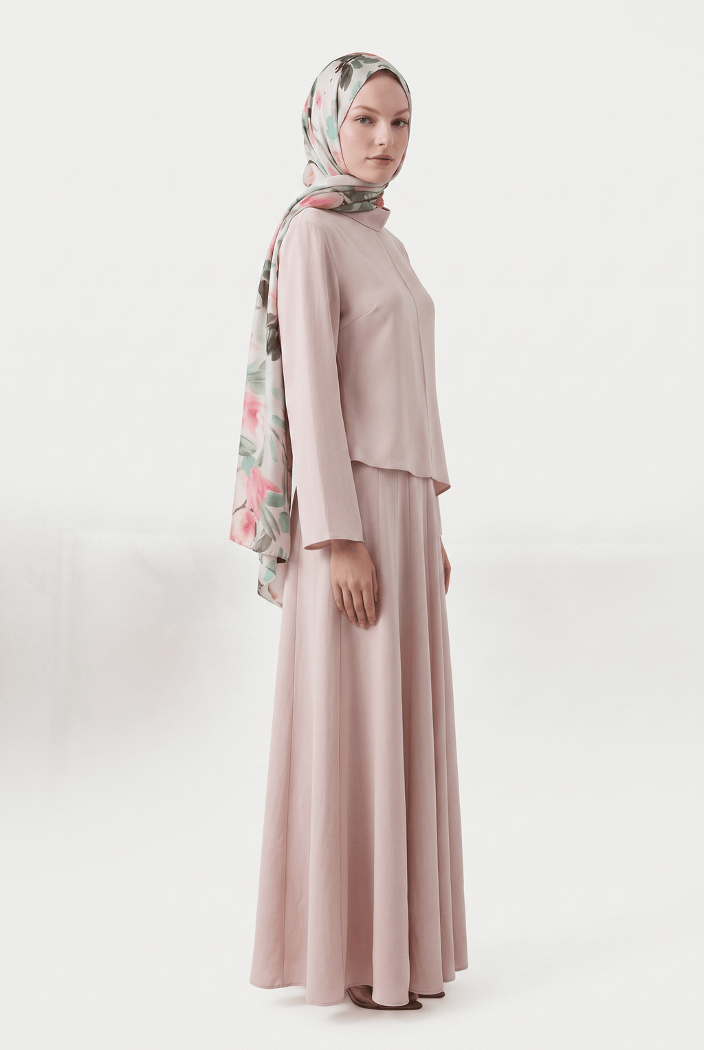 Emproyal 24 Kış  Desenli Şal-8 Mint