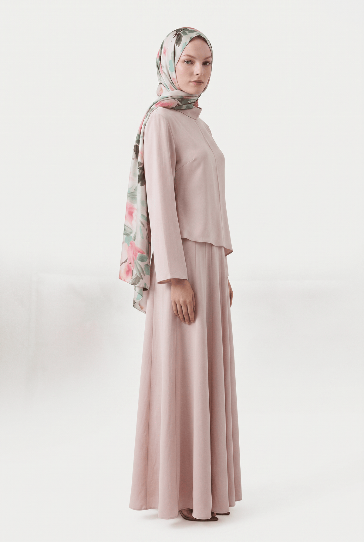 Emproyal 24 Kış  Desenli Şal-8 Mint