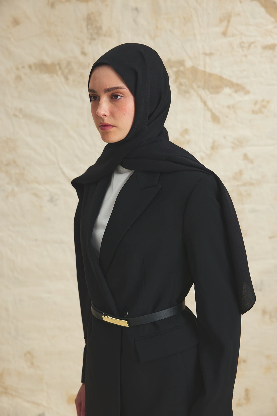 Emproyal 26 Kış Ative Naia Şal Siyah