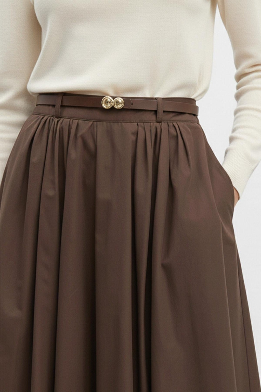 Gabardin Etek Acı Kahve