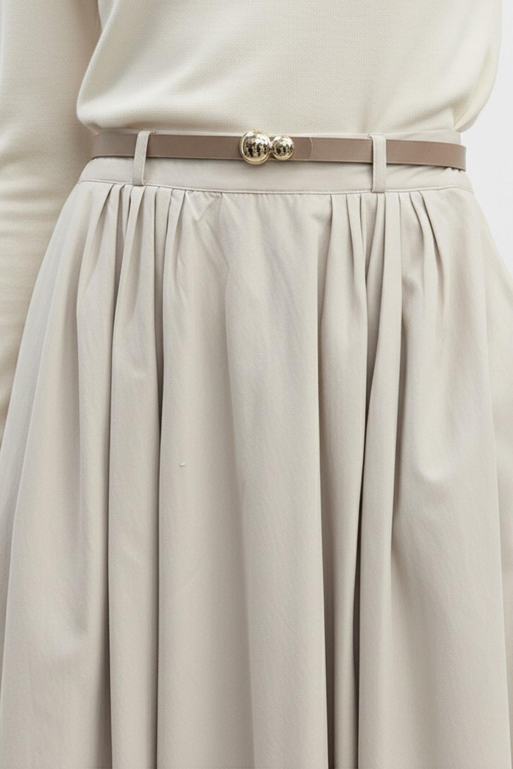 Gabardin Etek Taş Rengi