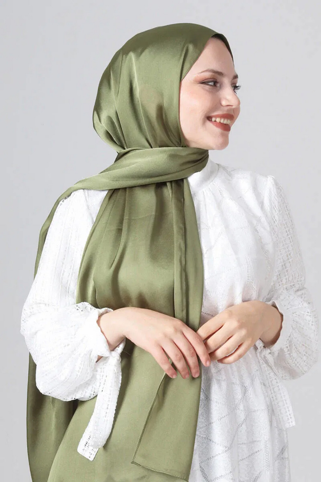 Harem 25k Como Şal Açık Haki