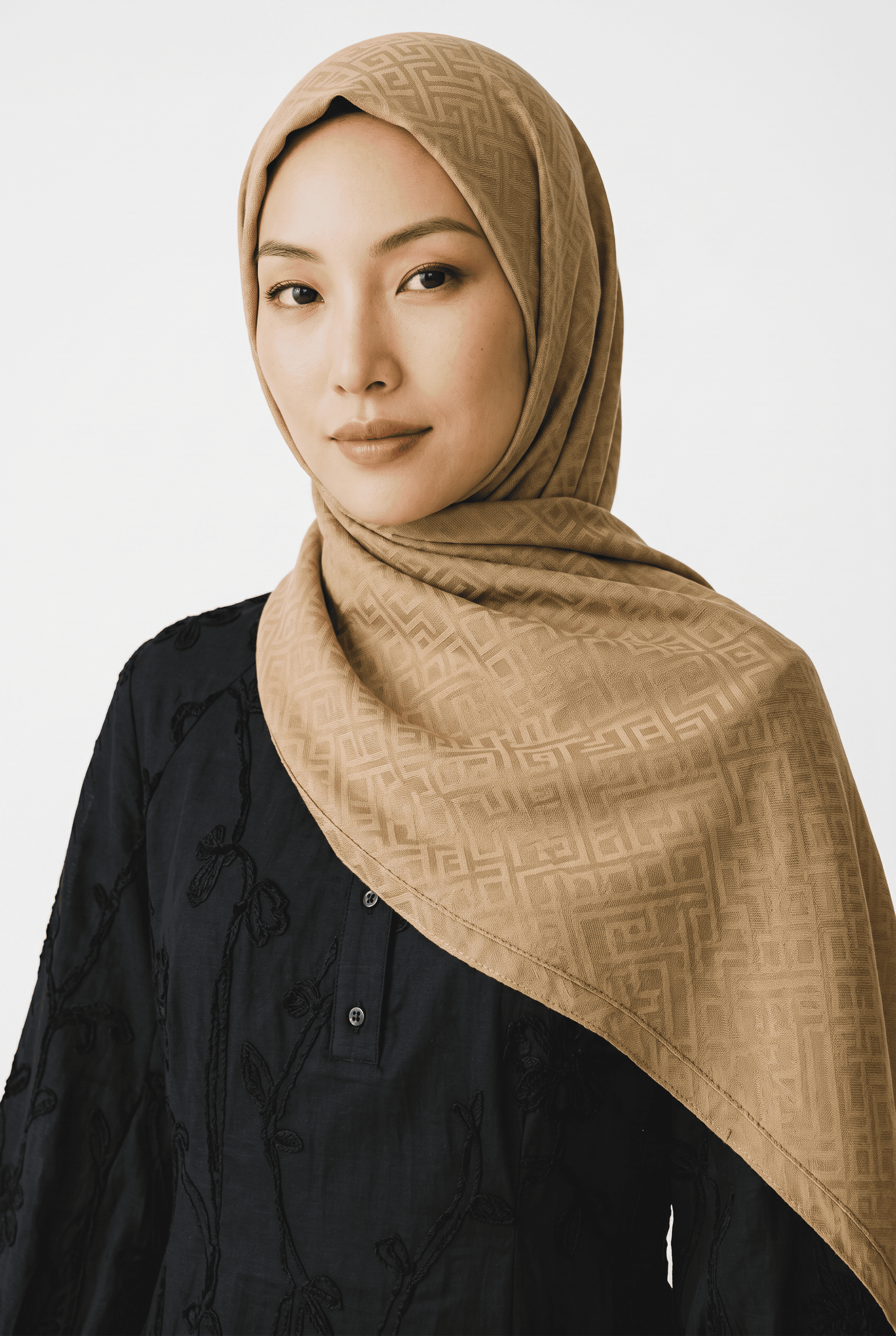 Harem 25y Alçin Jakarlı Şal Camel