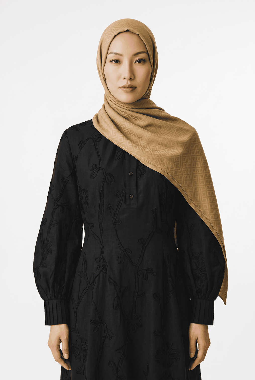 Harem 25y Alçin Jakarlı Şal Camel