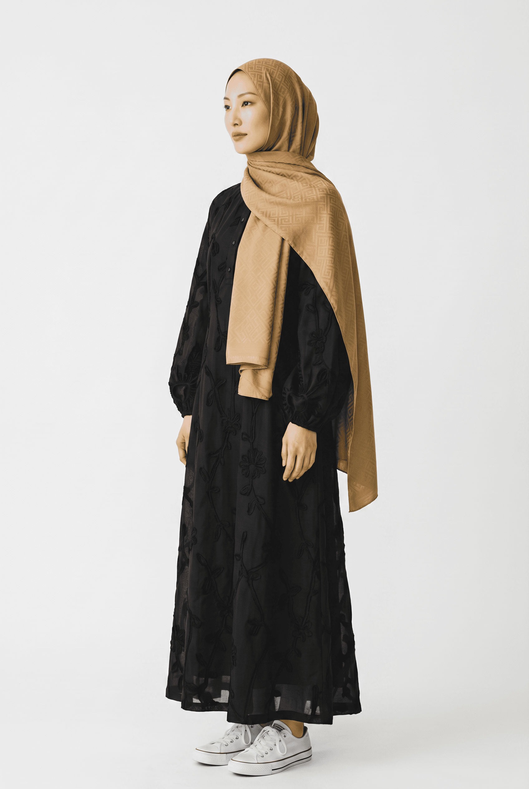 Harem 25y Alçin Jakarlı Şal Camel