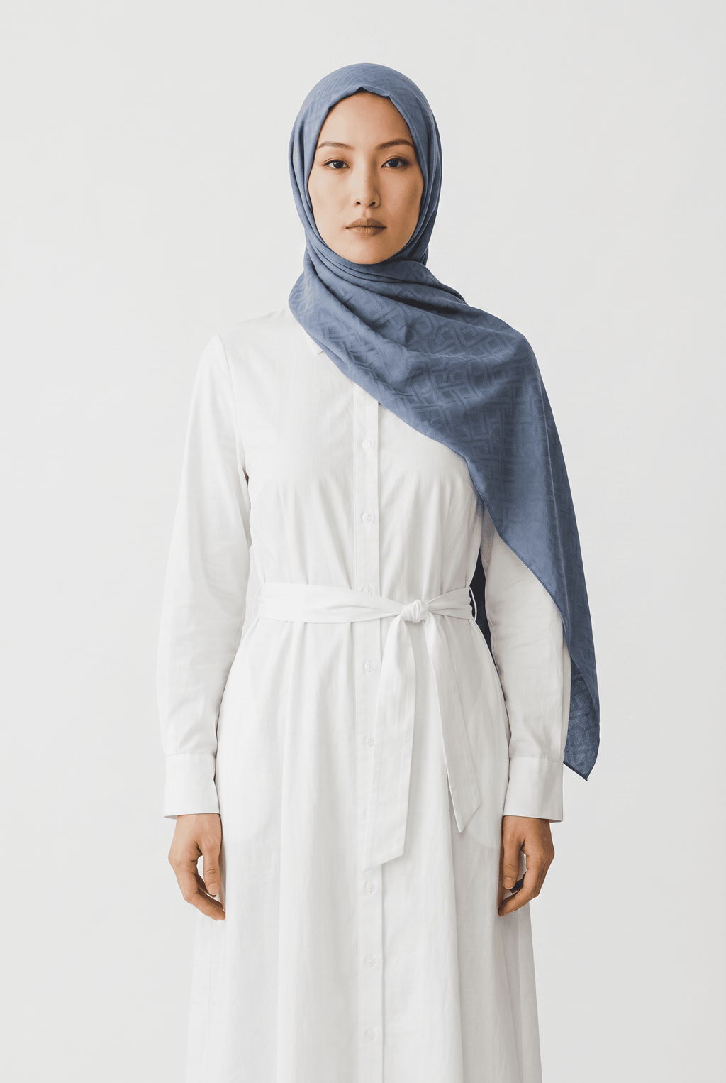 Harem 25y Alçin Jakarlı Şal Kot Mavisi