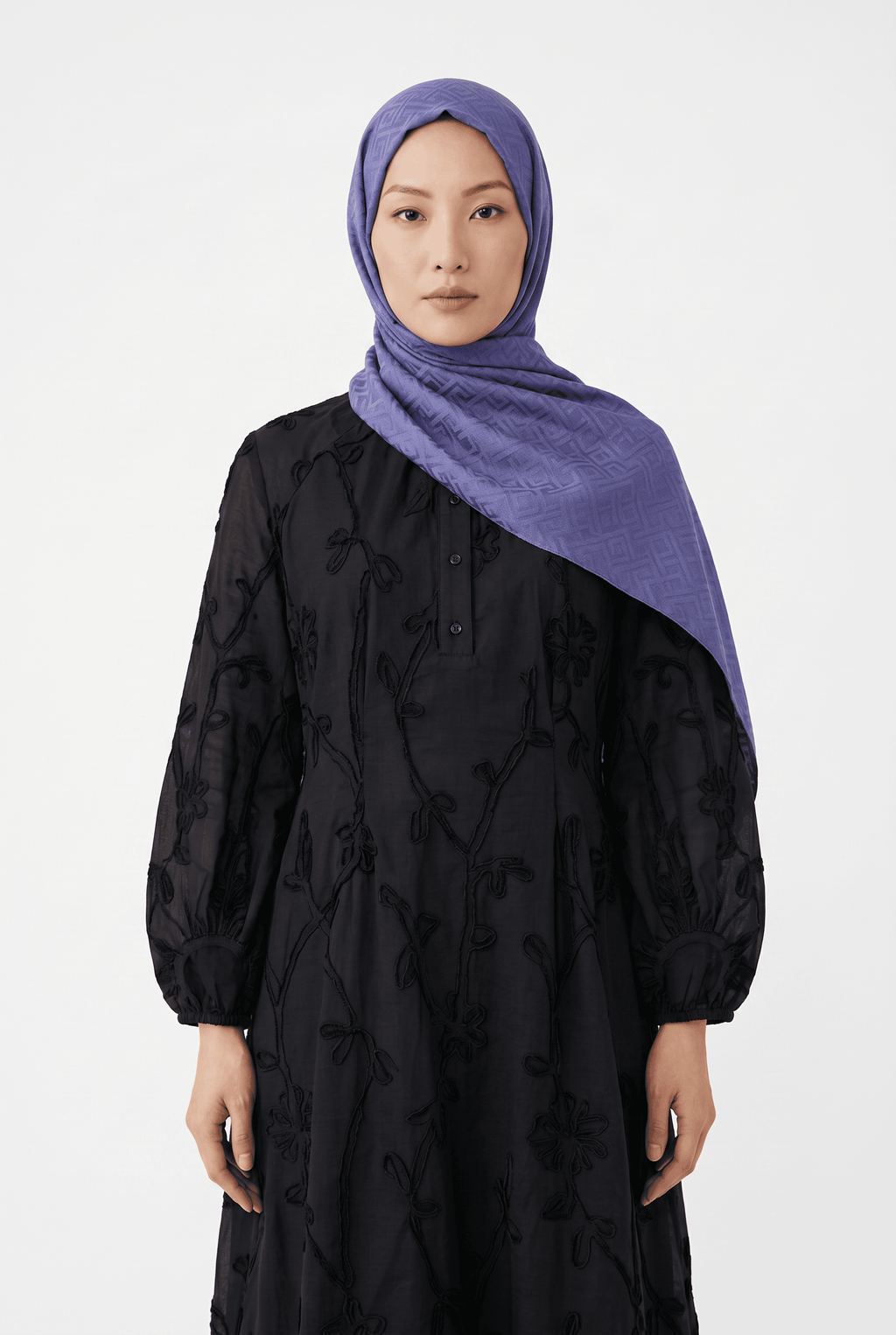 Harem 25y Alçin Jakarlı Şal Mavi