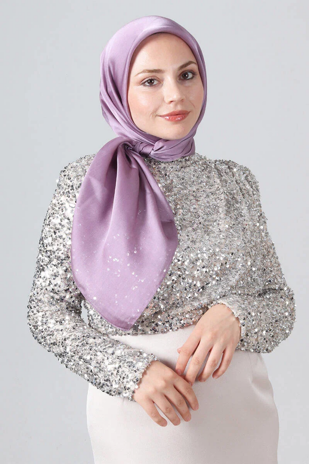 Harem 25y Como Eşarp Açık Lila