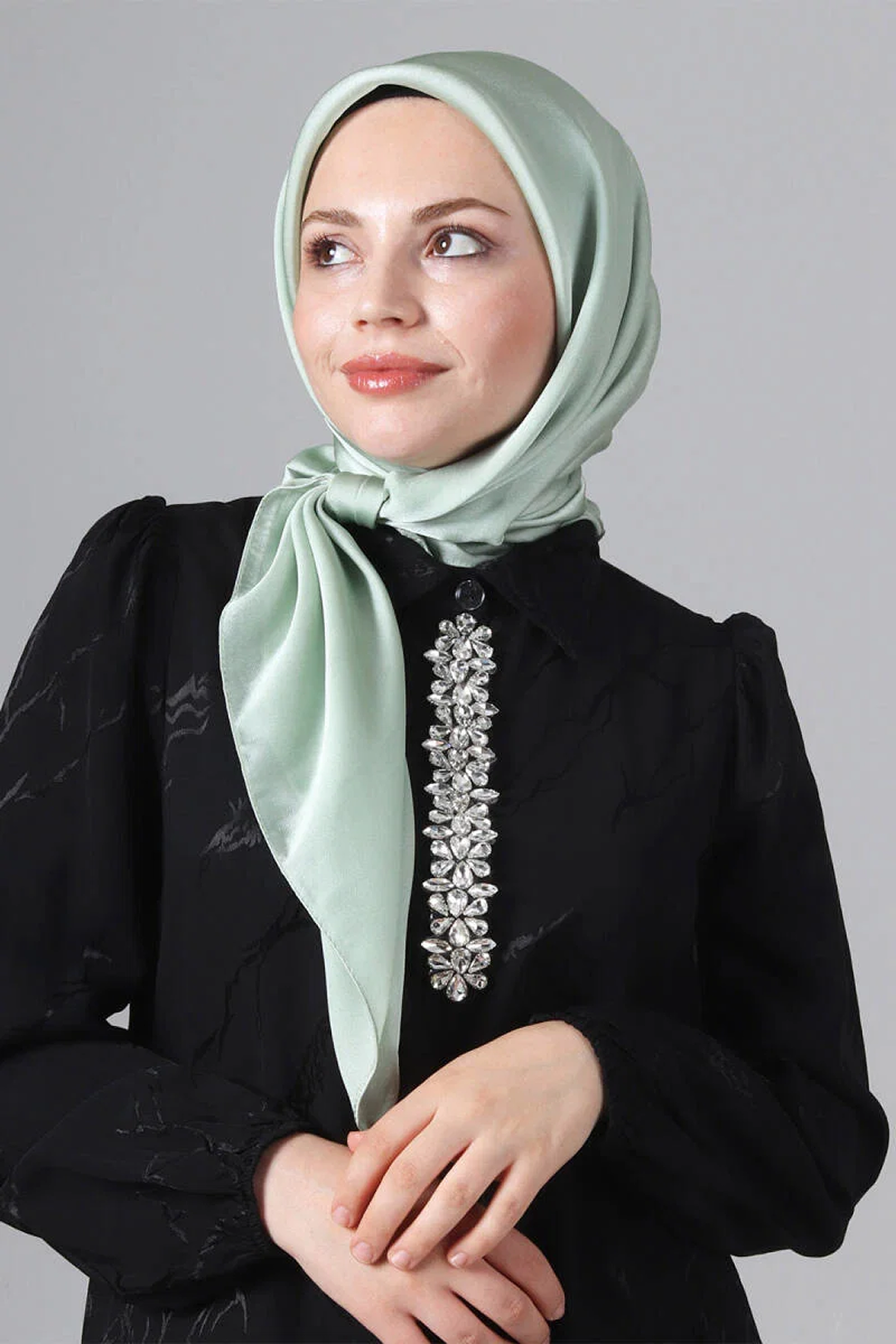 Harem 25y Como Eşarp Açık Yeşil
