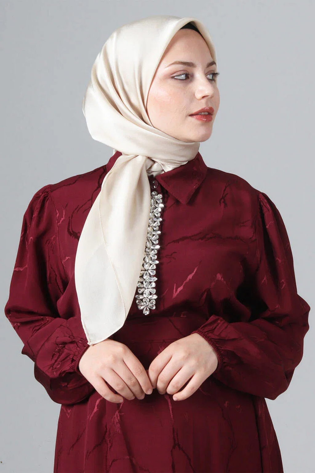 Harem 25y Como Eşarp Bej