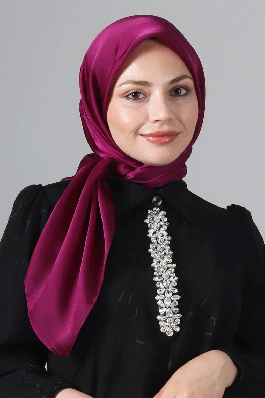 Harem 25y Como Eşarp Mürd Koyu