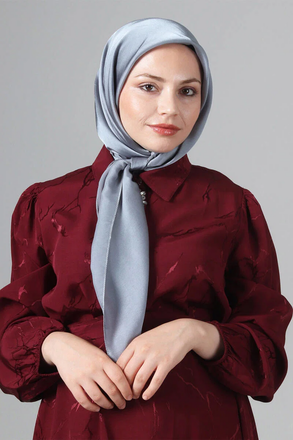 Harem 25y Como Eşarp Serin Gri