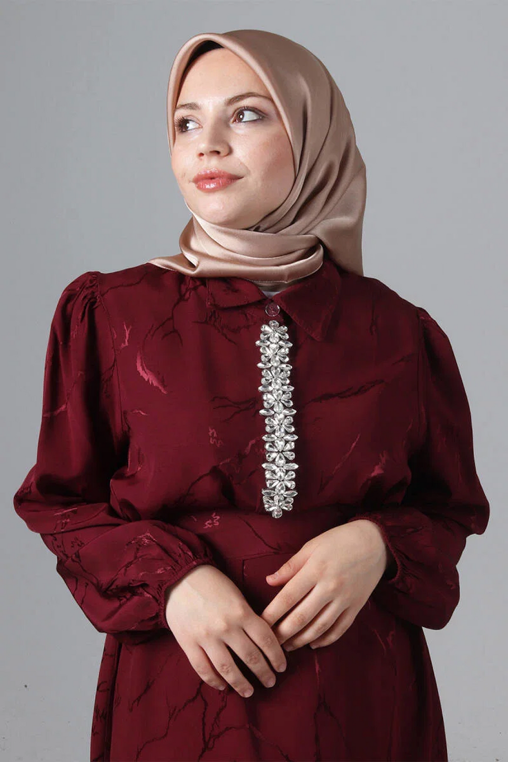 Harem 25y Como Eşarp Sütlü Kahve