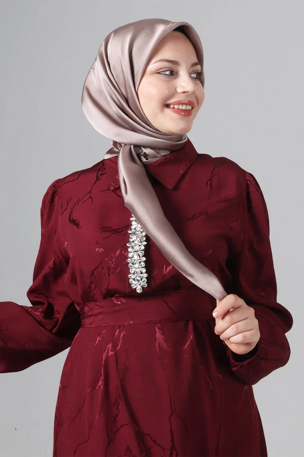 Harem 25y Como Eşarp Yanık Toprak