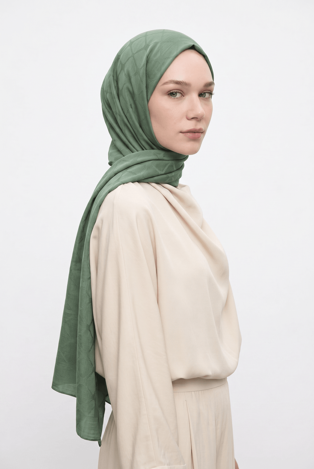 Harem 25y İnci Şal Çağla Yeşili