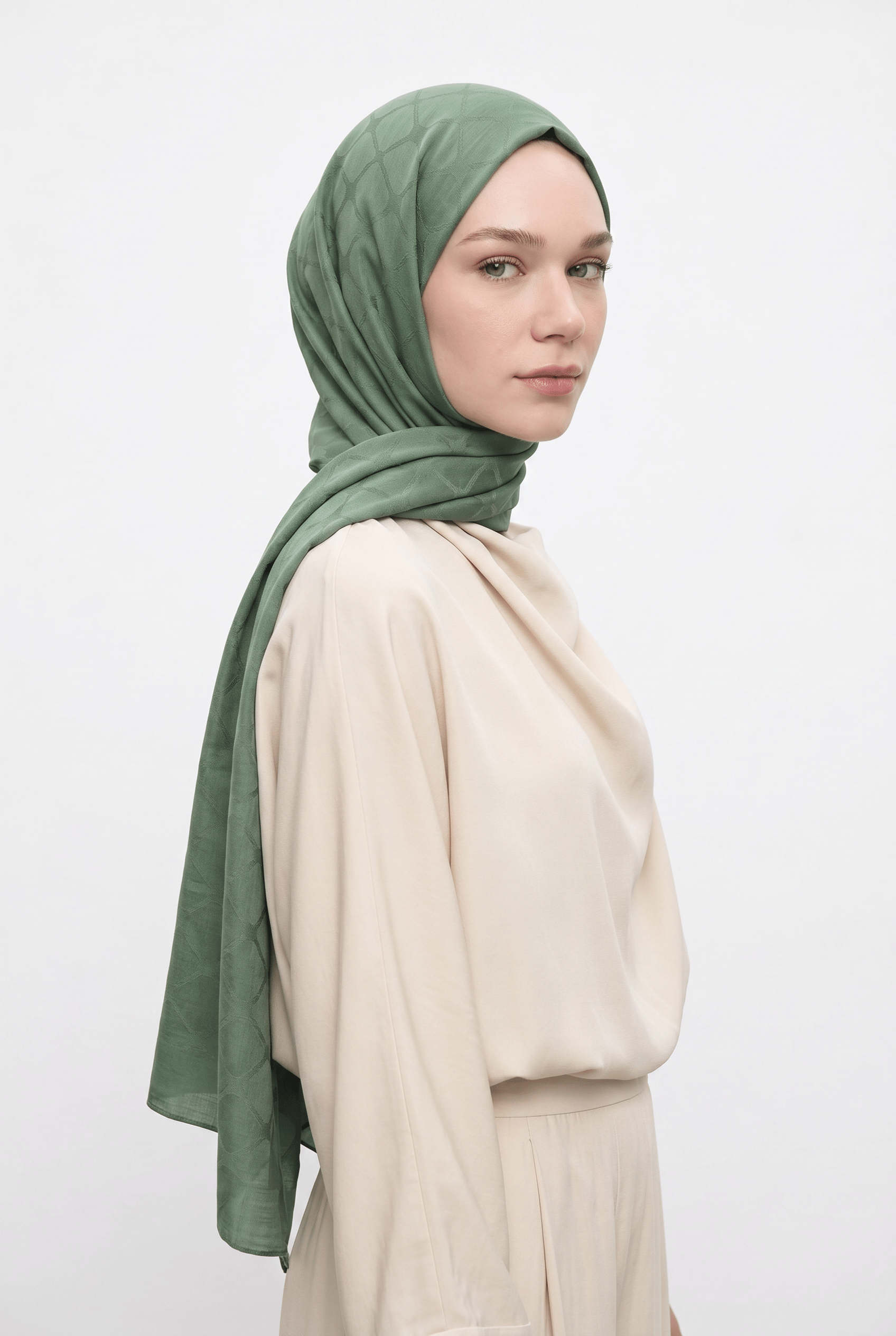 Harem 25y İnci Şal Çağla Yeşili