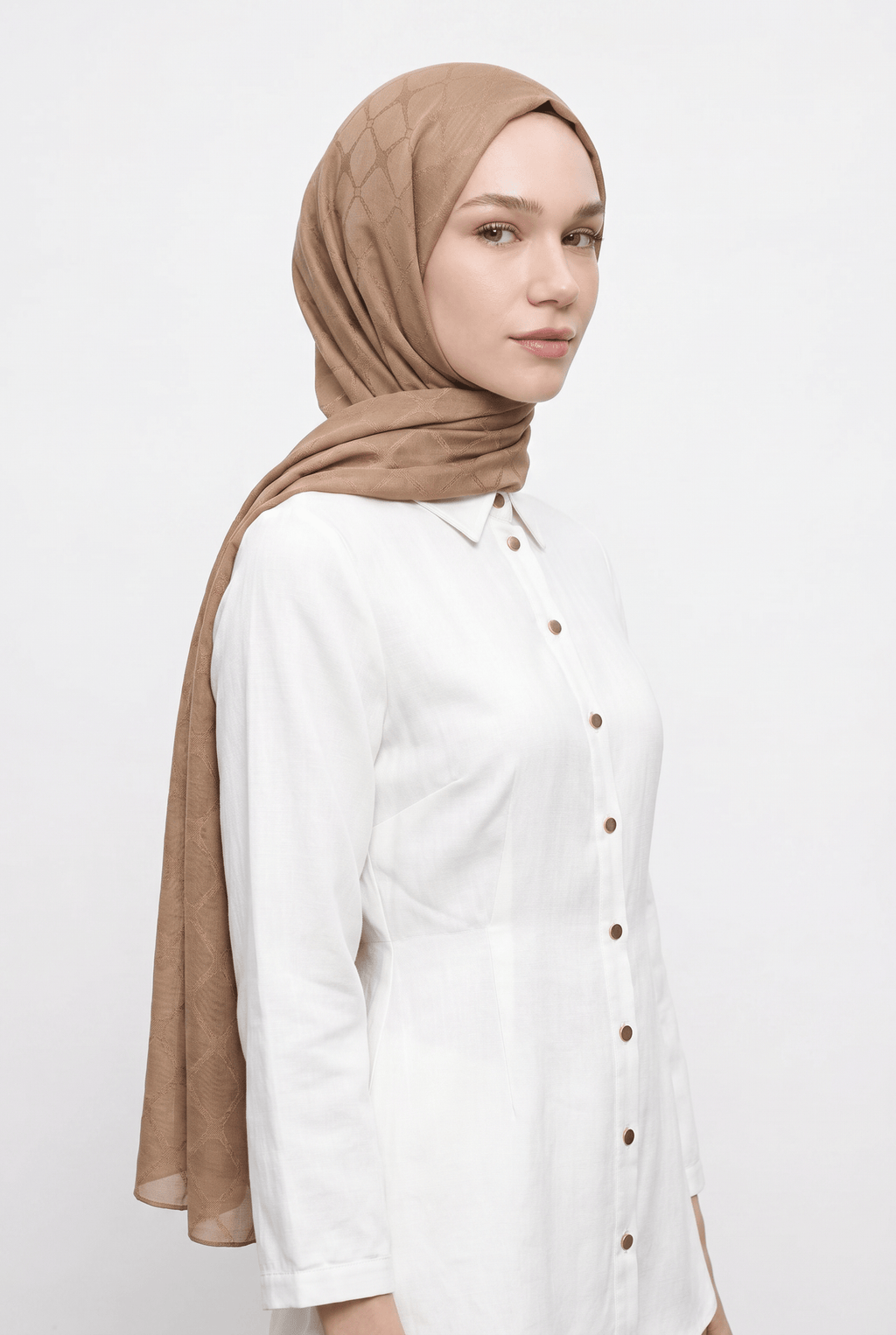 Harem 25y İnci Şal Camel
