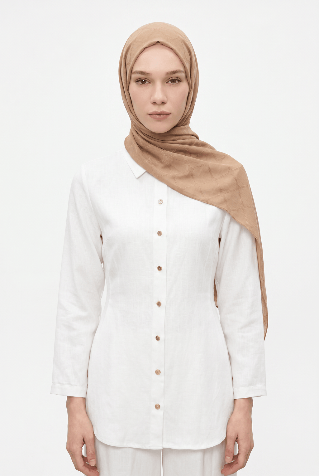 Harem 25y İnci Şal Camel