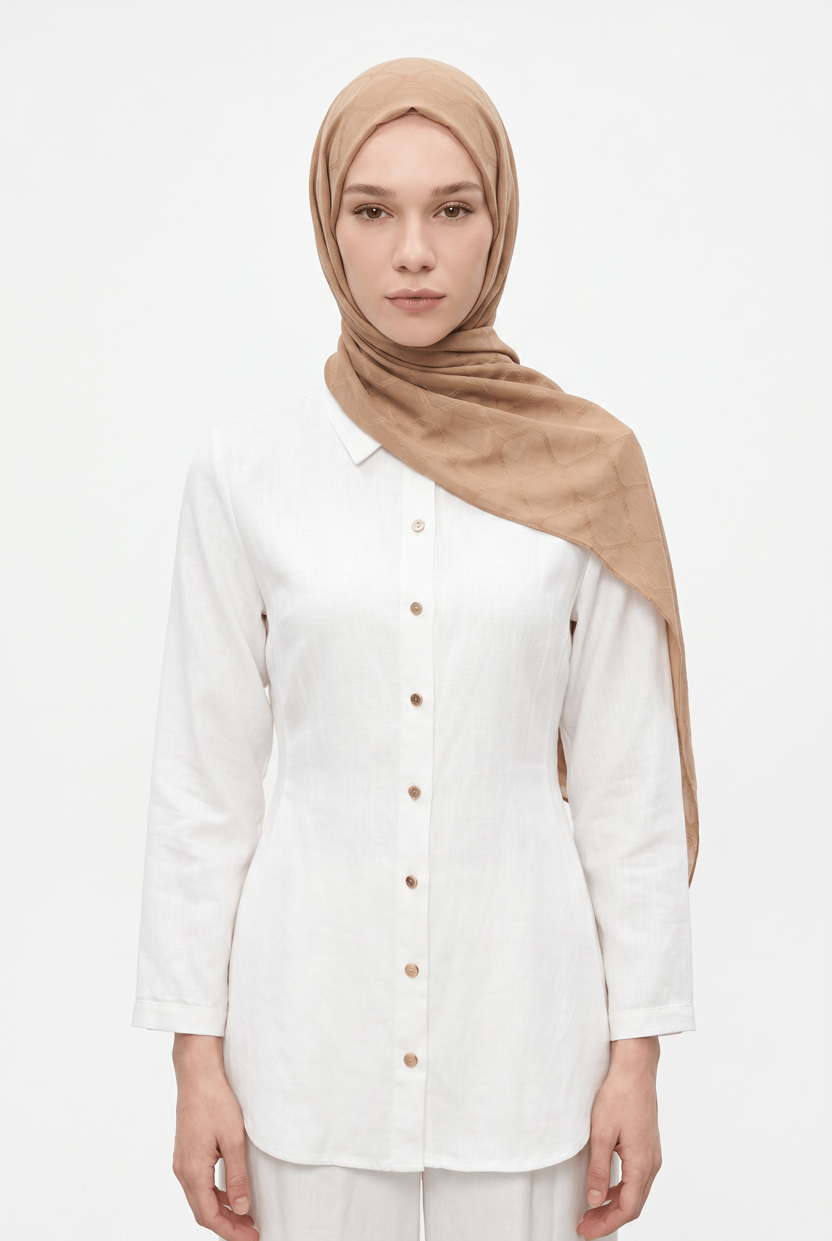 Harem 25y İnci Şal Camel