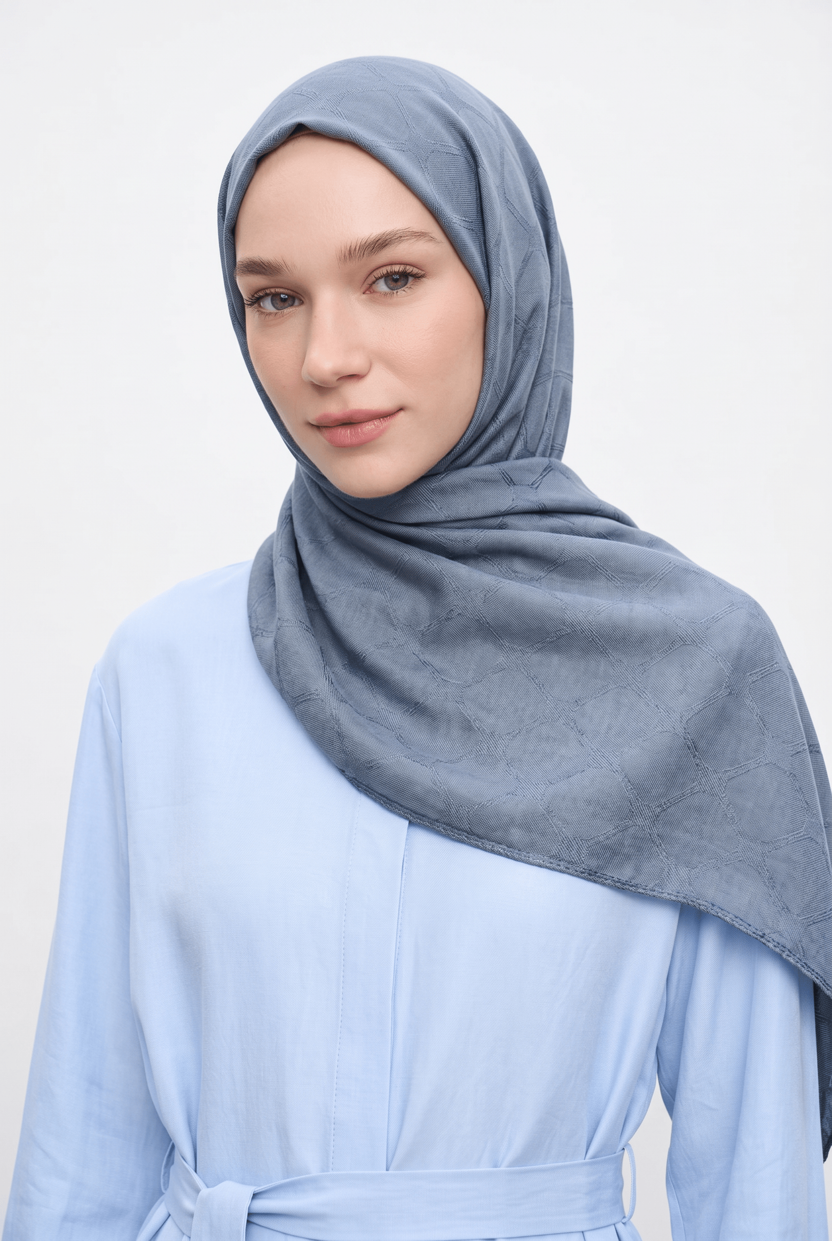 Harem 25y İnci Şal Kot Mavisi
