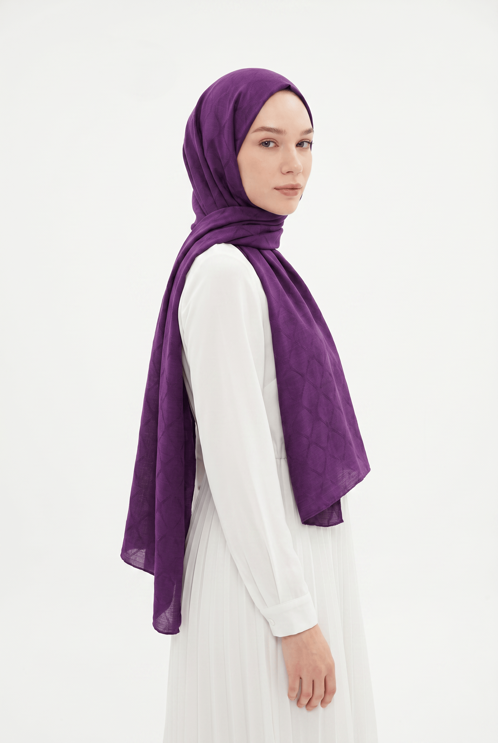 Harem 25y İnci Şal Mor