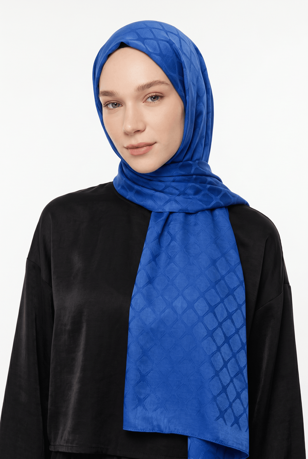 Harem 25y Pearl Shawl Sax Blue