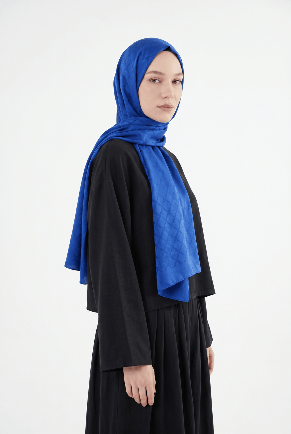 Harem 25y Pearl Shawl Sax Blue