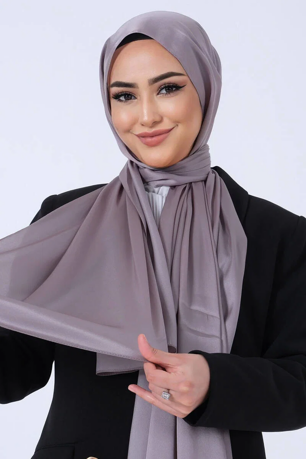 Harem 26y Kristal Şal Açık Gri