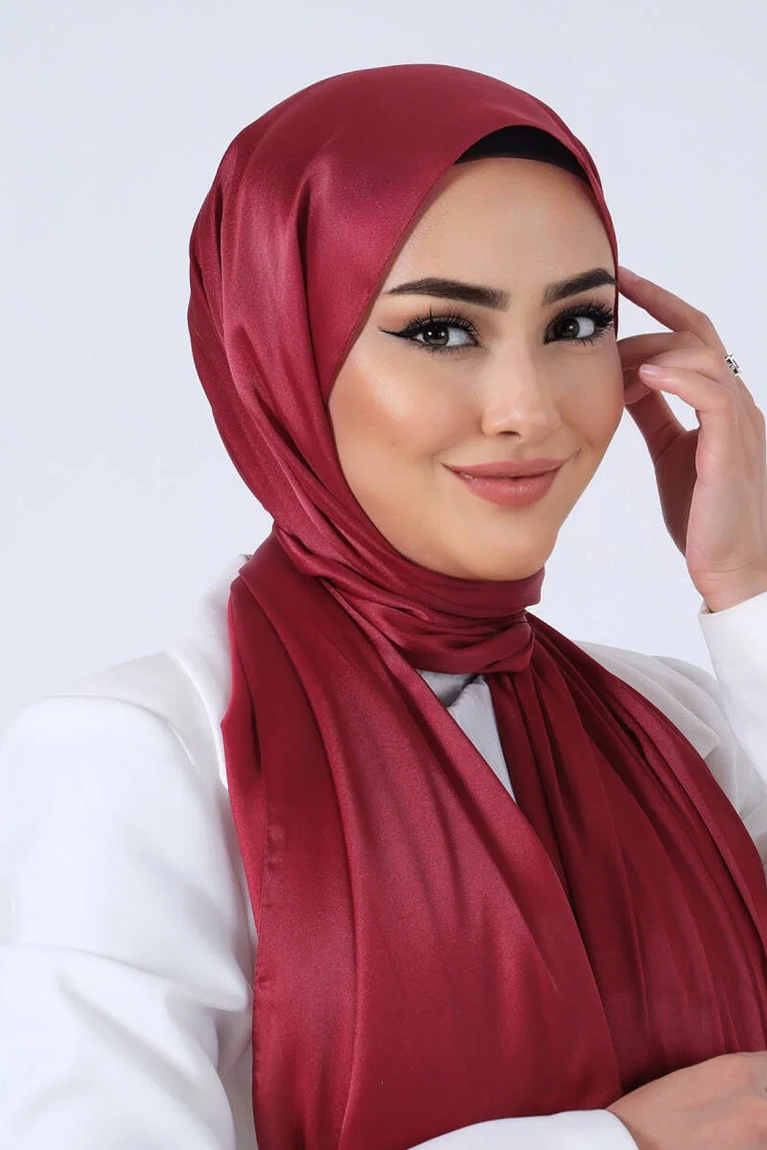 Harem 26y Kristal Şal Bordo